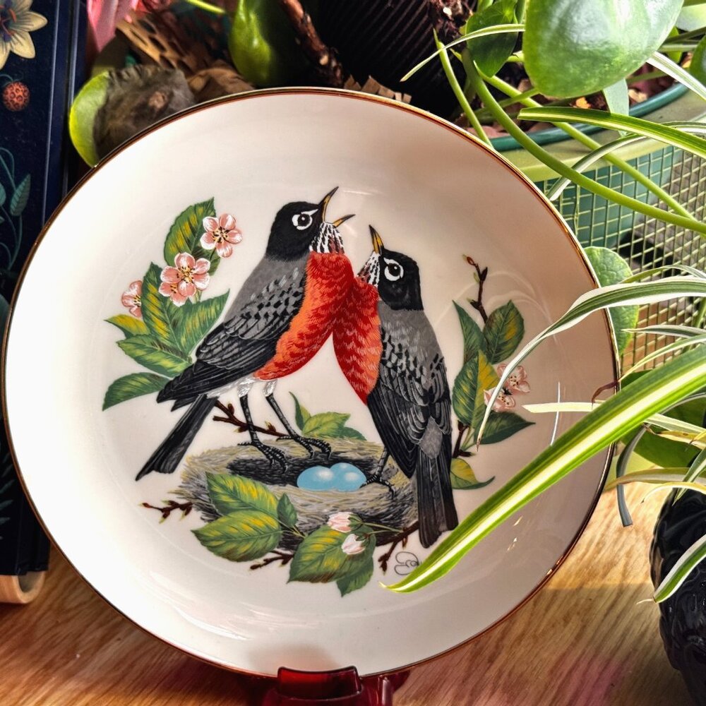 Calhoun Plate "Voices of Spring" Spring of Gunther Granget's "Four Seasons" 1978